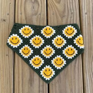 Sunflower Smiley Bandana
